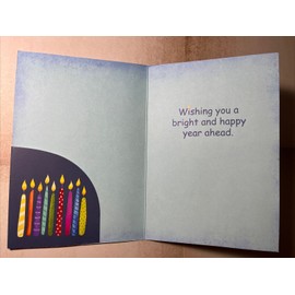 Leanin Tree BIRTHDAY candles wishing you a bright and happy year ahead money card