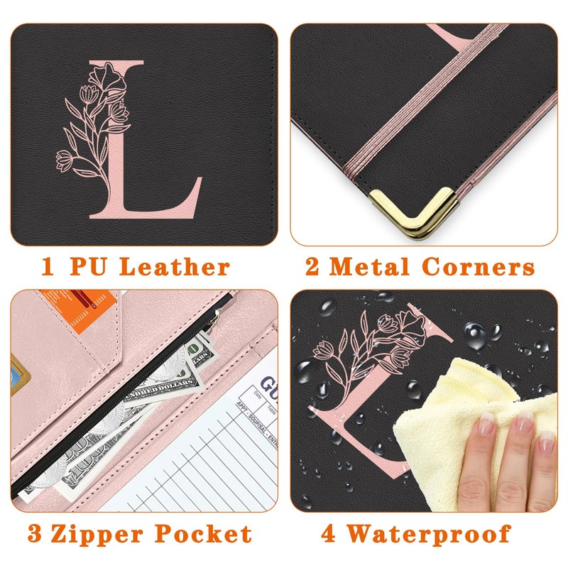 YeeCASE Server Book, Alphabet Waitress Book for Waitress, Leather Waitess