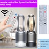 Xxtylo Remote Control for Dyson AM09 HP00 HP01 Hot+Cool Fan