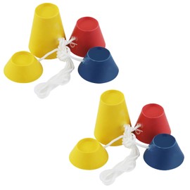MAOQYE 8 Pcs Winter Golf Tees, 4 Colours Winter Rubber Golf Tees with Different Heights for Frosty Days Indoor Outdoor Training