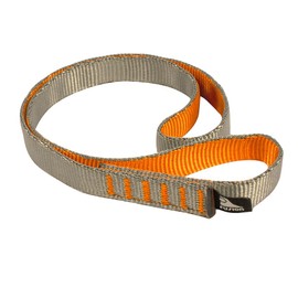 Fusion Climb Quickdraw Runner 5000 lbs Rated Stitched Loop Nylon Webbing 120cm x 1.7cm Tan/Orange,Light Brown/Orange,QD-1511-120-GRYORG