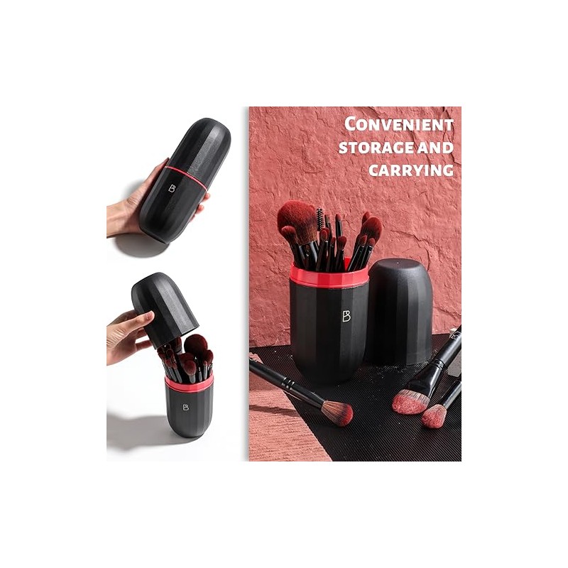 BS-MALL Set de Brochas de Maquillaje Profesional 20 Pcs Premium