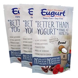 "Better Than Yogurt" Make At Home Mix (Dairy and Soy Free!) (Coconut, 8-Pack)