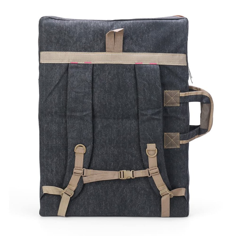 TRANSON Art Portfolio Case Artist Backpack Canvas Bag Large 26”