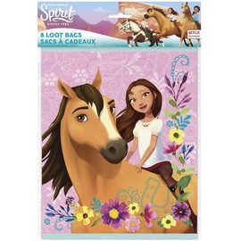 Unique Spirit Riding Free Party Loot Bag, 1 Pack