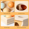 Edición Ocupada Caja de Permancia de Objetos de Madera para