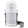 PEANUTS SBR 450S Stainless Steel Bottle with Straw
