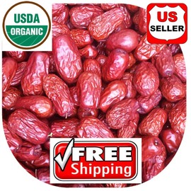 1 Pound ALL NATURAL GROWN ORGANICLLY Dried JUJUBE DATES,Dates,CHINESE DATES,US SELLER,Fresh and best quality guarantee,UNBEATABLE QUALITY AT THIS PRICE!! HAND SELECTED