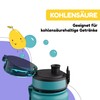 schmatzfatz Children's Drinking Bottle, 500 ml, Leak-Proof, BPA-Free, 1-Click Closure,