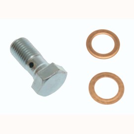 Front Brake Hydraulic Banjo Bolt Compatible With Plymouth Sundance 1994 1993 1992 1991 1990 1989 1988 1987 P-1261188
