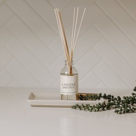 Sweet Water Decor | Reed Diffuser Set | Lavender & Sage Scent For Home and Office | Lasts For 3+ Months | Premium Fragrance Oils | Made In The USA