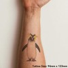 'Rockhopper Penguin' Temporary Tattoo - Water Resistant, Skin-Safe, Non-Toxic Transfer