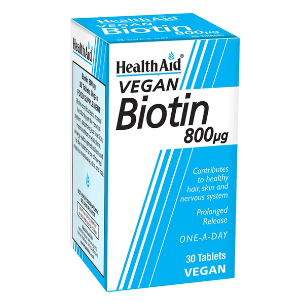HealthAid Biotin 800ug, 30 Tablets