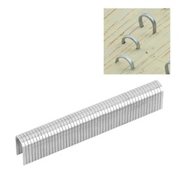 Generic Staples, 1000pcs Staples Nails Fasteners Stainless Steel Staples Fence Staples with A3 Steel Material for Handheld Staple Gun Stapler (U-shaped nails), Generictzqhumaok1-01