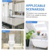 WOONEKY Shower Tub Splash Guard Bathtub Splashing Guard Bathroom Accessory