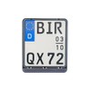 1 x License Plate Holder with 3D Carbon Look Stripes