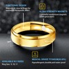 JEROOT Titanium Magnetic Rings, Magnetic Ring Men Women, Magnetic Rings