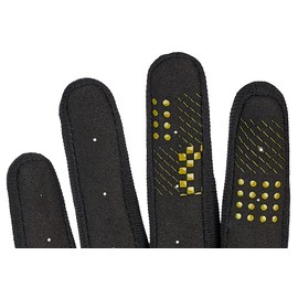 Ion Scrub Cycling Gloves Long Black/Mud Green 2023: Size: M (8.5-9)