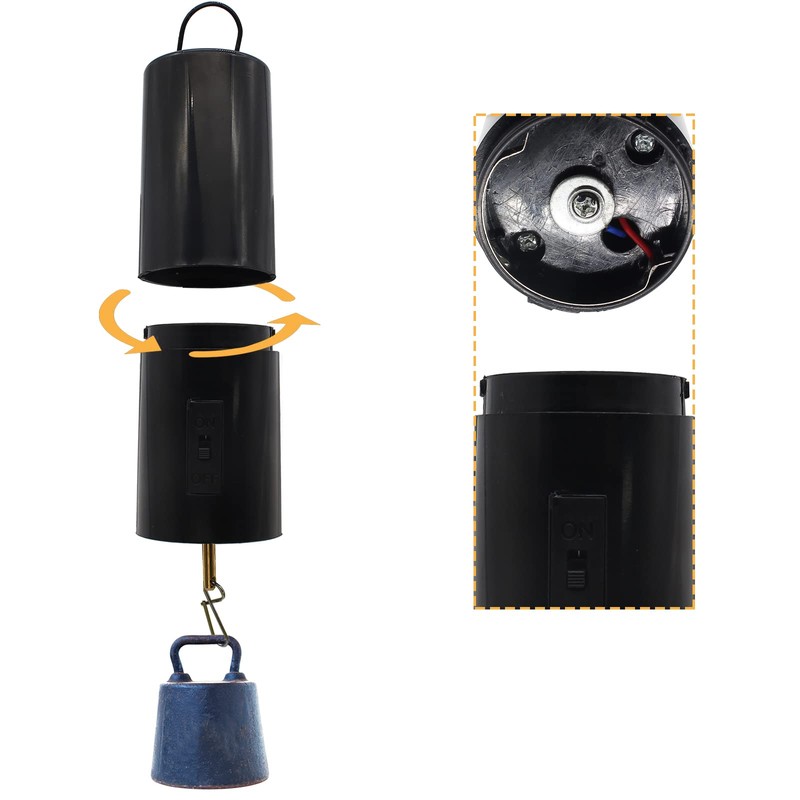 Suiwotin 3pcs Wind Spinner Motor, Hanging Rotating Display Spinner Motor,