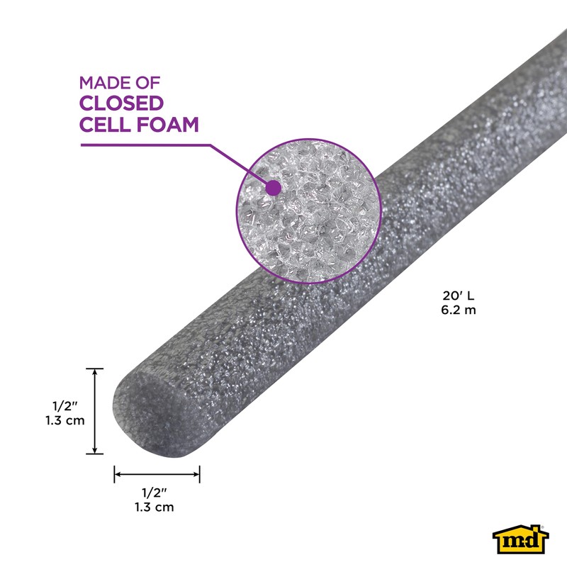 M-D Building Products - Versatile Gray Foam Backer Rod Set