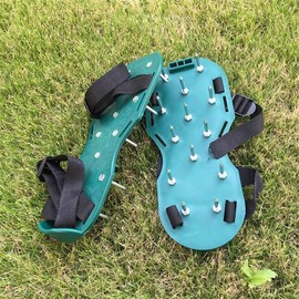 Voanyinin Spiked Shoes Epoxy Self-Leveling Paint Spikes Floor Paint Construction Rigid Spiked Shoes Non-Slip Oxygenate The Health of The Lawn