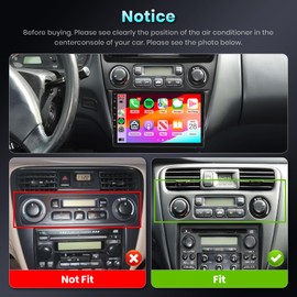 【HiFi 16EQ】 2G 64G Car Radio for Honda Accord 6th 1998 1999 2000 2001 2002 2003 2004 with Wireless CarPlay Andriod Auto,9'' IPS 1080P Touchscreen/WiFi/Bluetooth/GPS/RDS FM Radio/AHD Backup Camera Mic