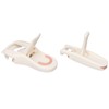 Chazcool 2 PCS Mini Eyelash Curler, Cat Paw Shape Durable
