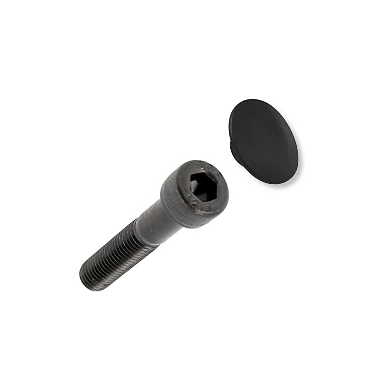 cyclingcolors 20x Screw Cover Cap M6 Black Plastic Hexagon Allen