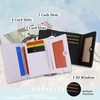 MultiValue Small Womens Wallet, Pearl Pendant Slim Wallet Trendy Velvet