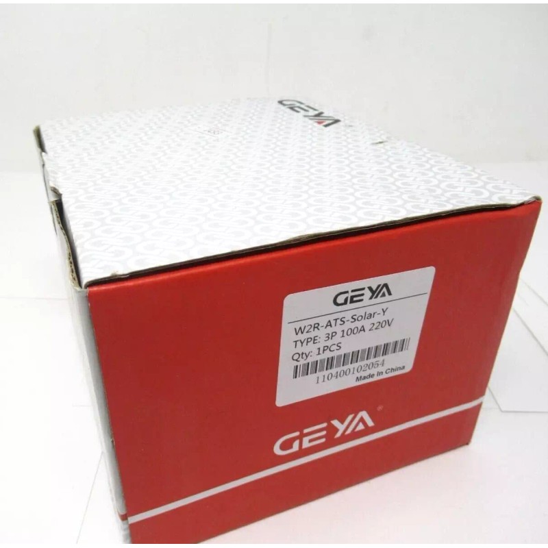 GEYA W2R-100 3Pole 100A 220V Automatic Transfer Switch *NEW*