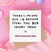 Steal The Bed Covers Valentine's Day Card, Funny Valentine's Card,
