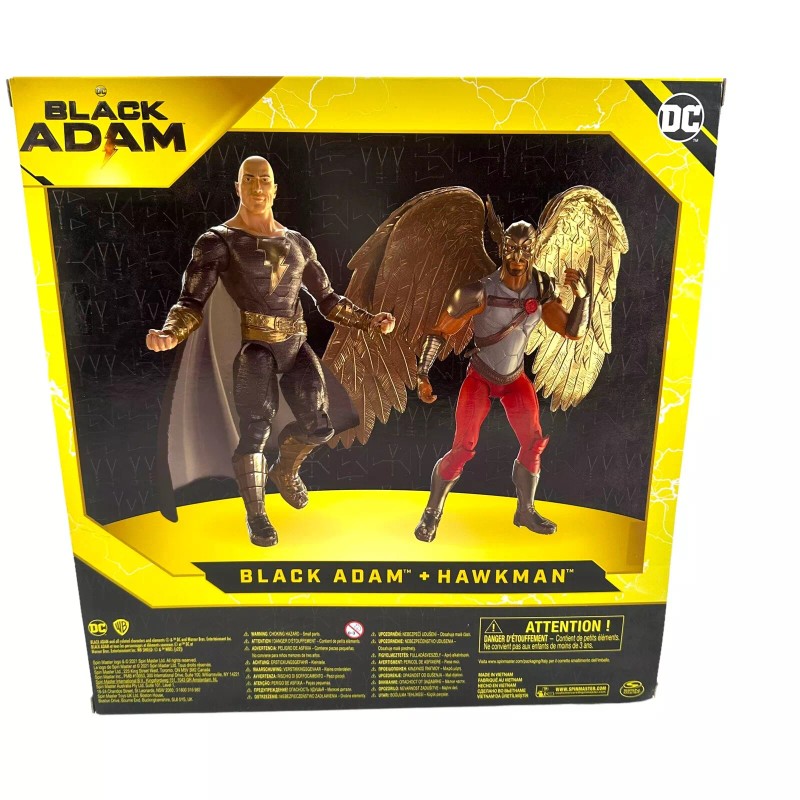 DC Black Adam & Hawkman 12" 1st Edition Action Figures
