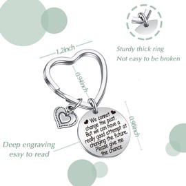 JIUSHUN Im Sorry Gifts For Her Him Apology Gifts For Her Sorry Keychain Forgive Me Keychain Forgiveness Jewelry Wife Gift Apologizing Gift Girlfriend Keychain From Boyfriend Gift