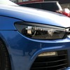 2Pcs/Set Front Headlight Eyebrow Eyelid Strips Cover Trim Glossy Black