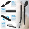 Gobiteli Back Scrubber for Shower,25" Long Handle Shower Brush for