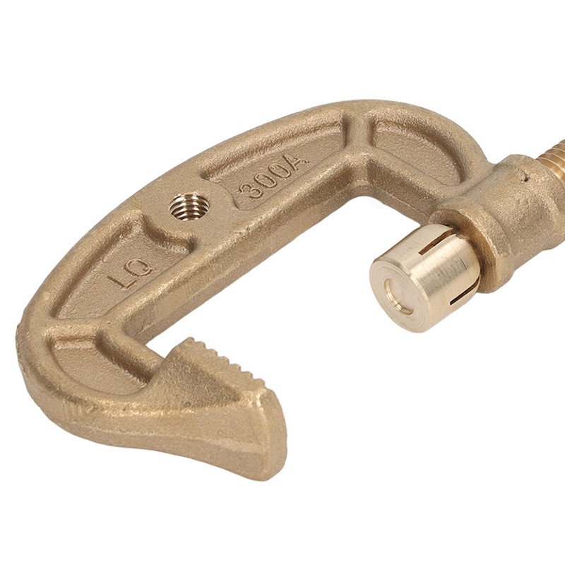 Welding Ground Clamp Brass Good Electrical Conductivity Anti Oxidation G