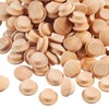 200-Piece Hardwood Mushroom Caps - 5/16 Inch Wooden Button Plugs