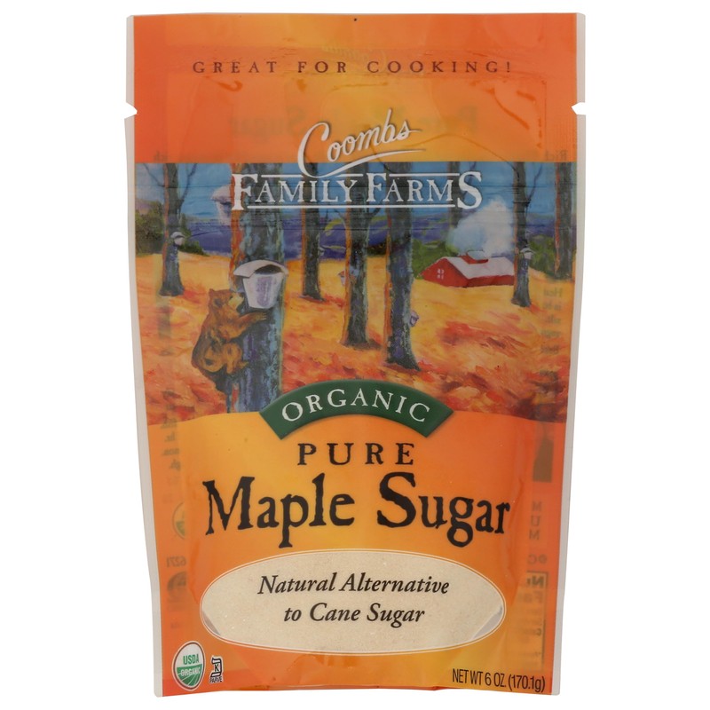 Coombs Family Farms Organic Pure Maple Sugar, Original, 6 oz