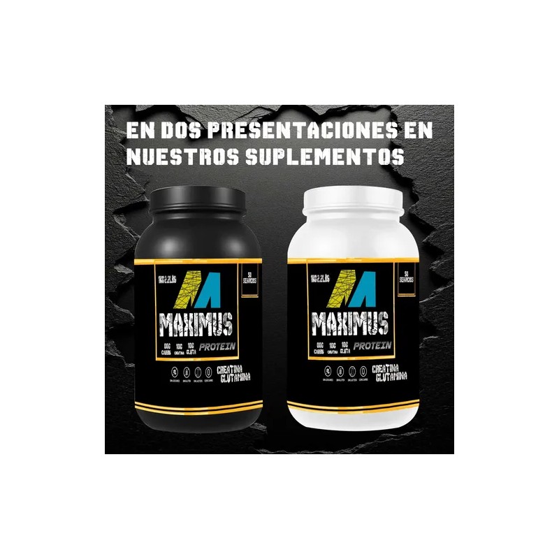 Creatina Glutamina Maximus Protein 1 Kg 50 Servicios