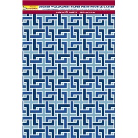 PELICAN INDUSTRIAL Magnetic Locker Wallpaper (Full Sheet Magnetic) - Geometric - Pack of 3 Sheets - vr05