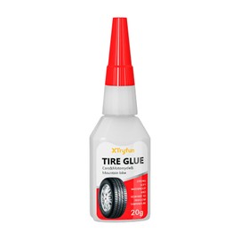 XTryfun Black Tire Glue for Rubber Adhesive for Sidewall Bonding or Tire Puncture, Instant Super Glue for Tires, DIY Crafts, Rubber Product
