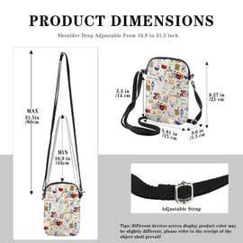 Peter Cartoon Movie Merchandise Gift Fairy Tale Gift Magical Kingdom Lover Crossbody Bag for Fairytale Fans (Peter CR CA)