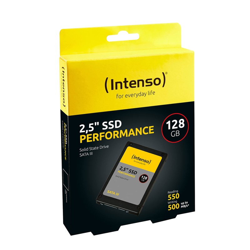 Intenso 3814430 Internal 2.5 Inch SATA III High Performance SSD,