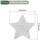 YOKIVE 30 Pcs Reflective Stickers, Waterproof Warning Star Shape Tape