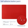 Self Adhesive Leather Repair Patch, Red Vinyl Repair Patch Kit
