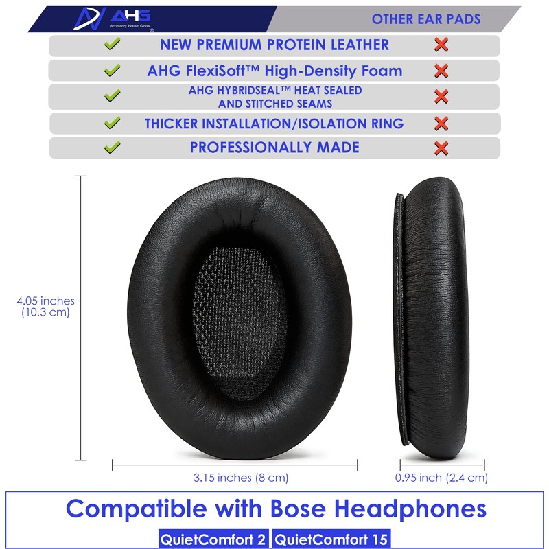 Replacement QC15 ear pads / QC2 ear pads and V2