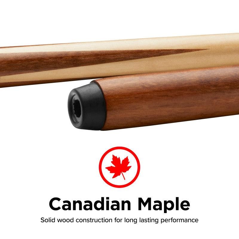 Viper One Piece 57" Maple Bar Billiard/Pool Cue Stick -
