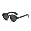 WDZAYXC Round Polarized Sunglasses with Thick Frame for Men and