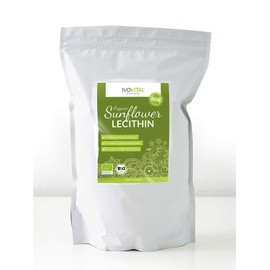Organic Sunflower Lecithin Powder, IVOVITAL®, Non-GMO and hexan Free (600g)