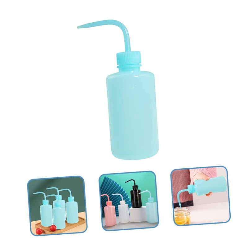 Healeved 4Pcs Squeeze Rinse Bottle for Eyelash Extensions Salad Jam